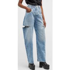 Maison Margiela Cutout high-rise wide-leg jeans