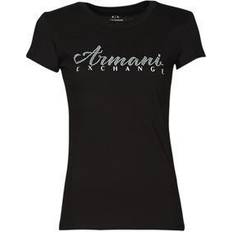 Armani Exchange Kortärmad Klassisk Logotyp T-shirt - Svart