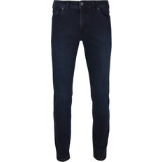 Gardeur Sandro Vänster Hand Twill Smala Jeans - Mörkblå