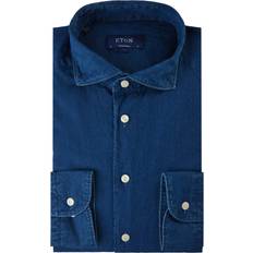 Eton Lätt Denimskjorta Slim Fit