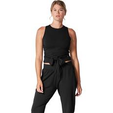 Fitness-Mad Womens/ladies Wrap Around Tank Top (black)