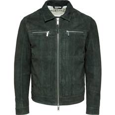 Giacca di camoscio - Uomo Giubbotti Selected Homme Slharchive Blouson Suede Jkt W Noos Jackor