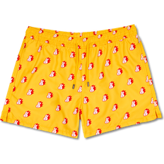 Giallo Costumi da Bagno Happy Socks Bunny Swimshorts - White,Red