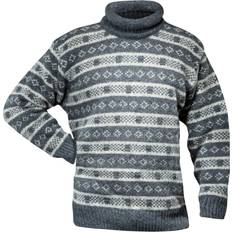 Devold Alnes Wool Roll Neck - Anthracite/Grey Melange