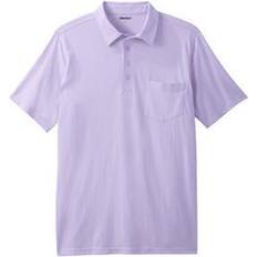 Pockets Polo Shirts KingSize Lightweight Pocket Polo Shirt - Soft Purple