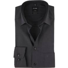 Olymp Shirt Luxor Modern-Fit Dark Dark