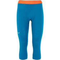 Lana - Uomo Strati di base Salewa Cristallo Warm Alpine Merino Leggings - Blue