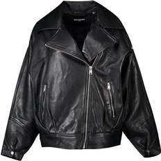 Grøn - Læderjakker Superdry Women's Edit Hybrid Leather Biker Jacket