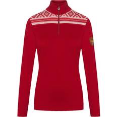 Dale of Norway Cortina Basic Sweater - Raspberry/OffWhite