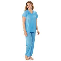 Clothing Plus Women's Short Sleeve Pajama by Exquisite Form in (Size XL)