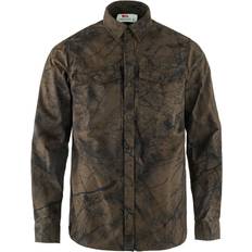 Camouflage Hemden Fjällräven Men's Värmland G-1000 Shirt Dark Olive Camo