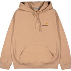 Carhartt Man Kleding uitverkoop Carhartt Hooded American Script Sweat - Ash Heather