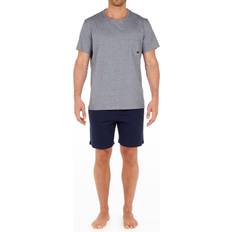 Hom Men's Short-Sleeve Pajama Set