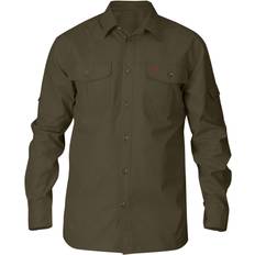 Singi trekking shirt Fjällräven Herre Singi Trekking Skjorte L/S (GREEN (DARK OLIVE/633) Medium)