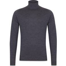 John Smedley Cherwell Roll Neck Charcoal