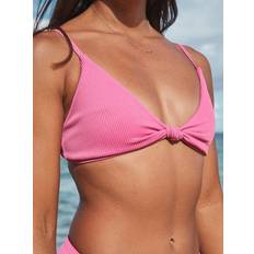 Roxy Love The Surf Knot Bikini Top Guava