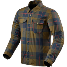 Revit Bison 2 Hemd Textiljacke - Dunkelblau/Hellblau