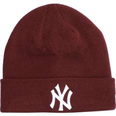 Donna - Rosso Berretti New Era Yankees Mlb League Essential Beanie