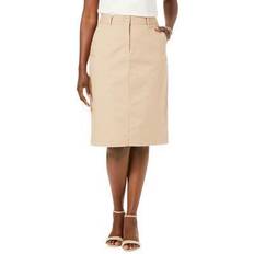 Jessica London Skirts Jessica London Plus Women's Chino Skirt in New Khaki (Size W)