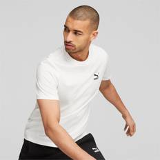 Puma Maglietta Classica con Piccolo Logo T-Shirt - Bianco