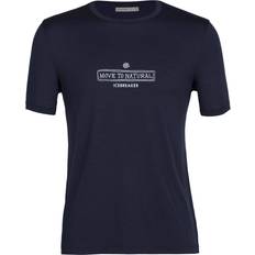 Icebreaker Men's Tech Lite II SS Tee Grown Down South Midnight Midnight