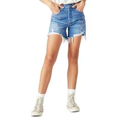 Lucky Brand Women Shorts Lucky Brand Printed Destructed Shorts Female