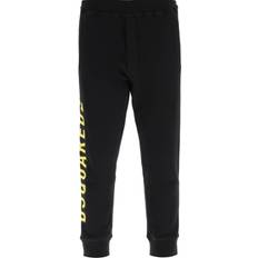 DSquared2 Byxor DSquared2 Joggerbyxor Med Sidologo - Svart