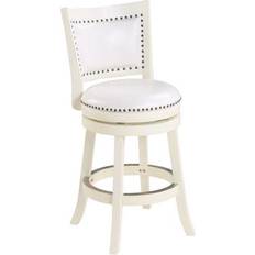 Boraam White Chairs Boraam Bristol Bar Stool 37.5"