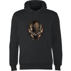 Oro Suéteres Marvel Sudadera Black Panther Erik Dorado - Hombre - Negro