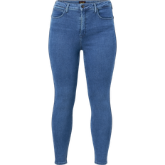 Lee Super High Scarlett Mid Evita Jeans - Blå