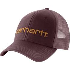 Carhartt canvas cap i grøn Carhartt Men's Canvas Mesh Back Logo Graphic Cap