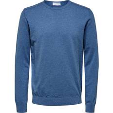 Selected Berg Crew Neck - Blå