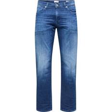 Selected Homme Scott Jeans med lige ben vintagevask-Blå lys denim