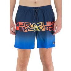 Rot Badehosen Quiksilver Word Block 17 Swimming Shorts