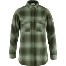 Fjällräven Women's Övik Twill Shirt Ls Deep Forest-Patina