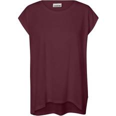 Noisy May Mathilde Oversized T-shirt - Windsor Wine