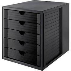 Desk with drawers HAN SYSTEMBOX KARMA 14508-13 Desk drawer box Black A4, C4 No. of drawers: 5