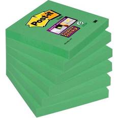3M Post-it Super Sticky notes 654-6SS-AW 76 x76mm neongrøn (pakke a 6 stk