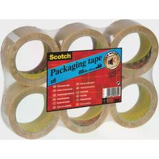 emballagetape 6890, 50mm x 66m, transparent PVC, stærk klæbende og særligt støjsvag, styrke: 50 my 1 stk (PVC6RT)