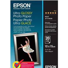 Epson Ultra Glossy Photo Paper 100 x 150mm 300g/m2 20pcs White 300g/m² 20pcs