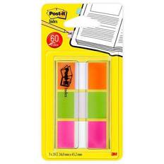 Orange Sticky Notes Post-it Post-it Index 3 x 20 Neon orange, lime grøn, rosa