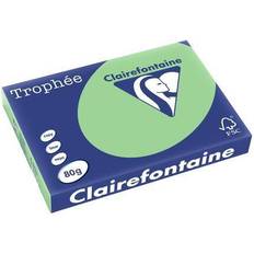 Clairefontaine Farvet papir Trophée, A3 80g, naturgrøn 1773, pakke a 500 ark