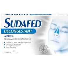 Medicines Sudafed Decongestan 12pcs Tablet
