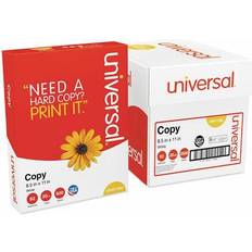 White Office Papers Universal 8.5" x 11" Laser Paper, 92 Brightness, 5/Carton (UNV11289) White