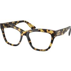 Rond Brillen en leesbrillen Miu Miu 03UV 7S01O1 Havana Women Cat Eye