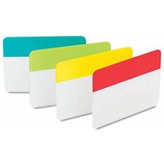 Red Sticky Notes 3M MMM686ALYR Durable Tabs, 2 in. 6-PK, Assorted