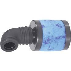 1:8 Plastic Luftfilter Med silikoneadapter Sort