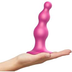 Sexleksaker Strap-on-Me Dildo Beads Metallic S Rosa Silikon
