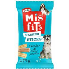 Misfits Misfits Nasher Sticks Medium Dog Treats With Chicken & Beef 10x175g