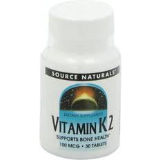 Naturel Vitamins & Minerals Source Naturals Vitamin K2, 30 Tablets" 30 pcs